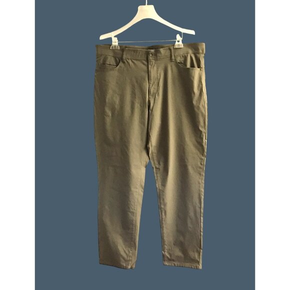 WEATHERPROOF VINTAGE MEN TAN LIGHT WEIGHT STRETCHY STRAIGHT LEG PANTS SIZE 40X32 - Picture 1 of 6